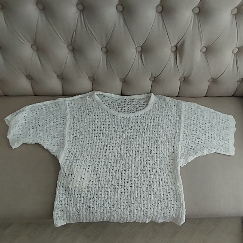 Crocheted sweater